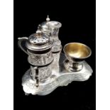 Sheffield Silver | Cruet Set | Bradbury