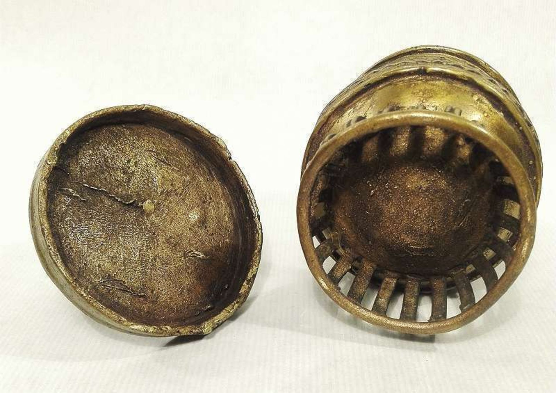 Ashanti Gold Dust Box | Ghana | Brass - Bild 8 aus 9