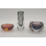 Murano | Sommerso | Mixed Lot of 3