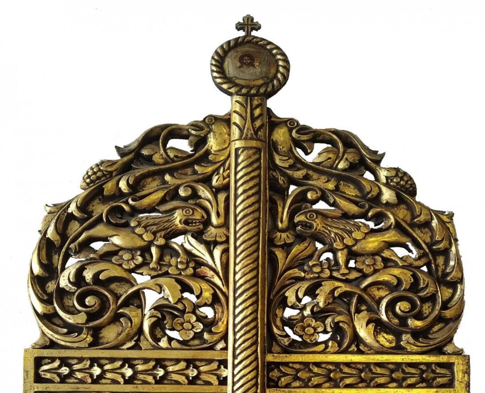 Greek Orthodox Icon | Royal Doors | 19th Century - Image 7 of 8