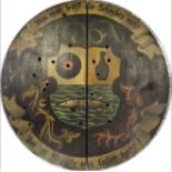 18th Century Style Austrian Wooden Target