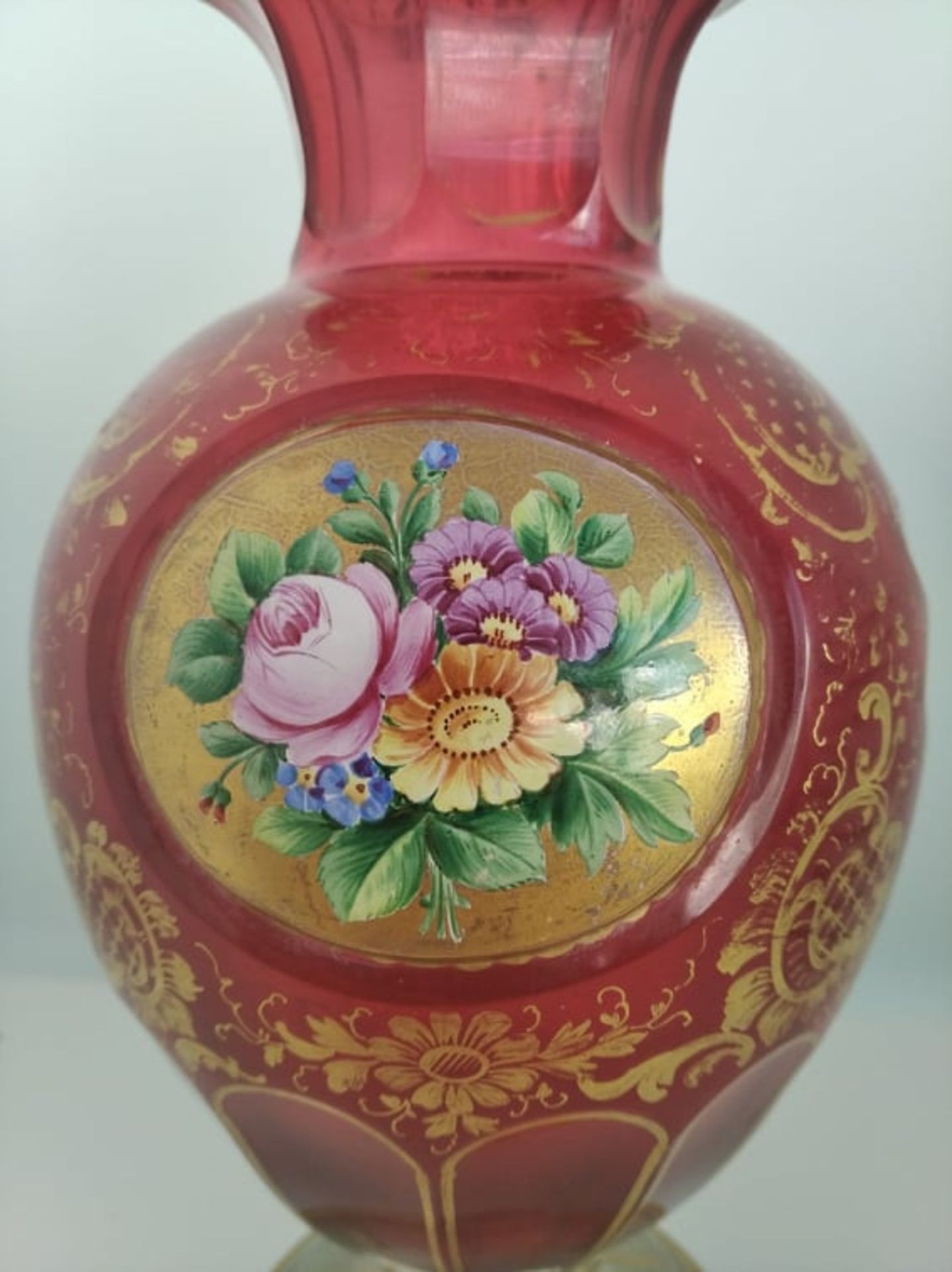 Bohemian Baluster Vase - Bild 5 aus 5