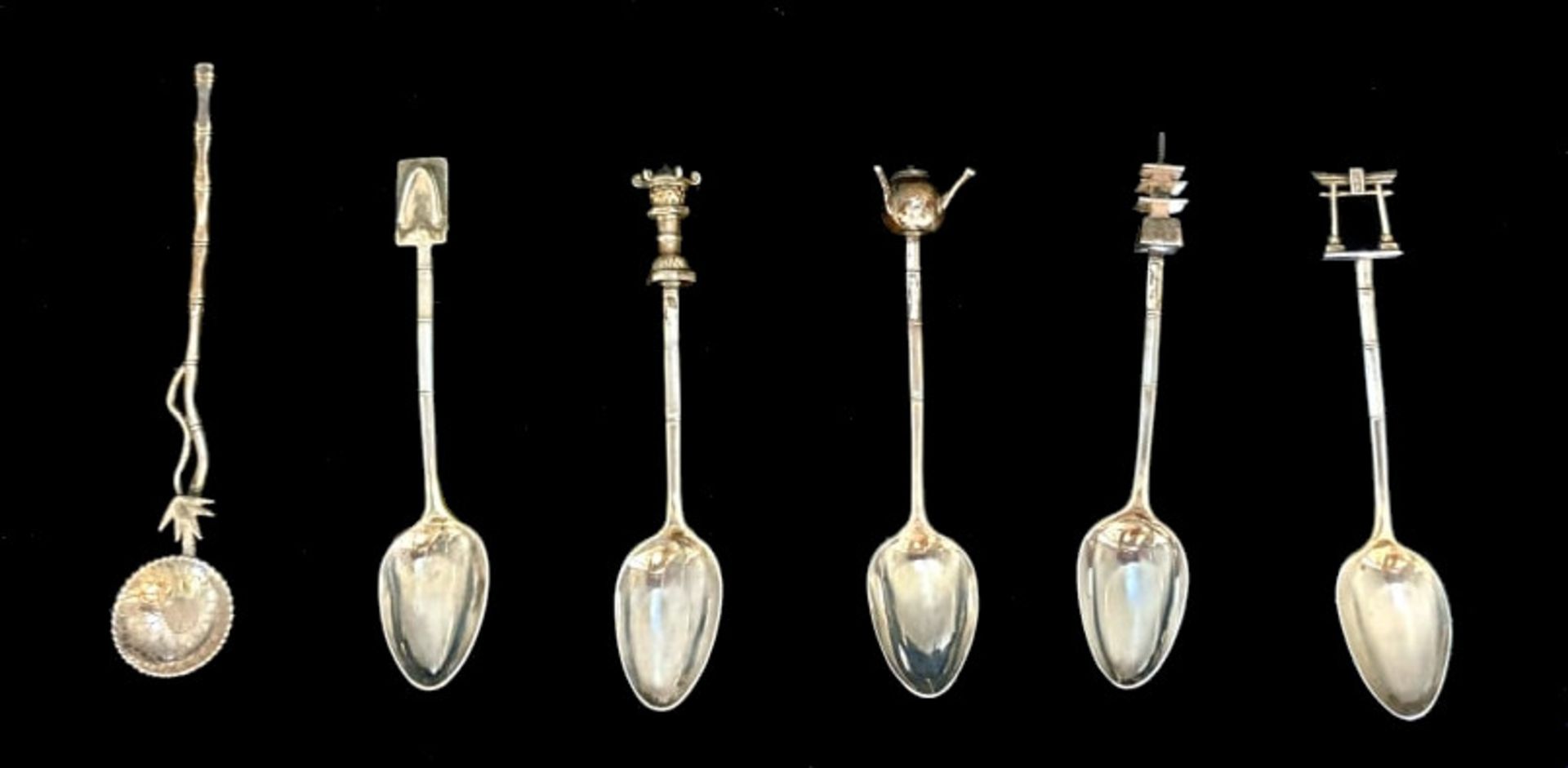 6 | Nikko Silver Japanese Spoons