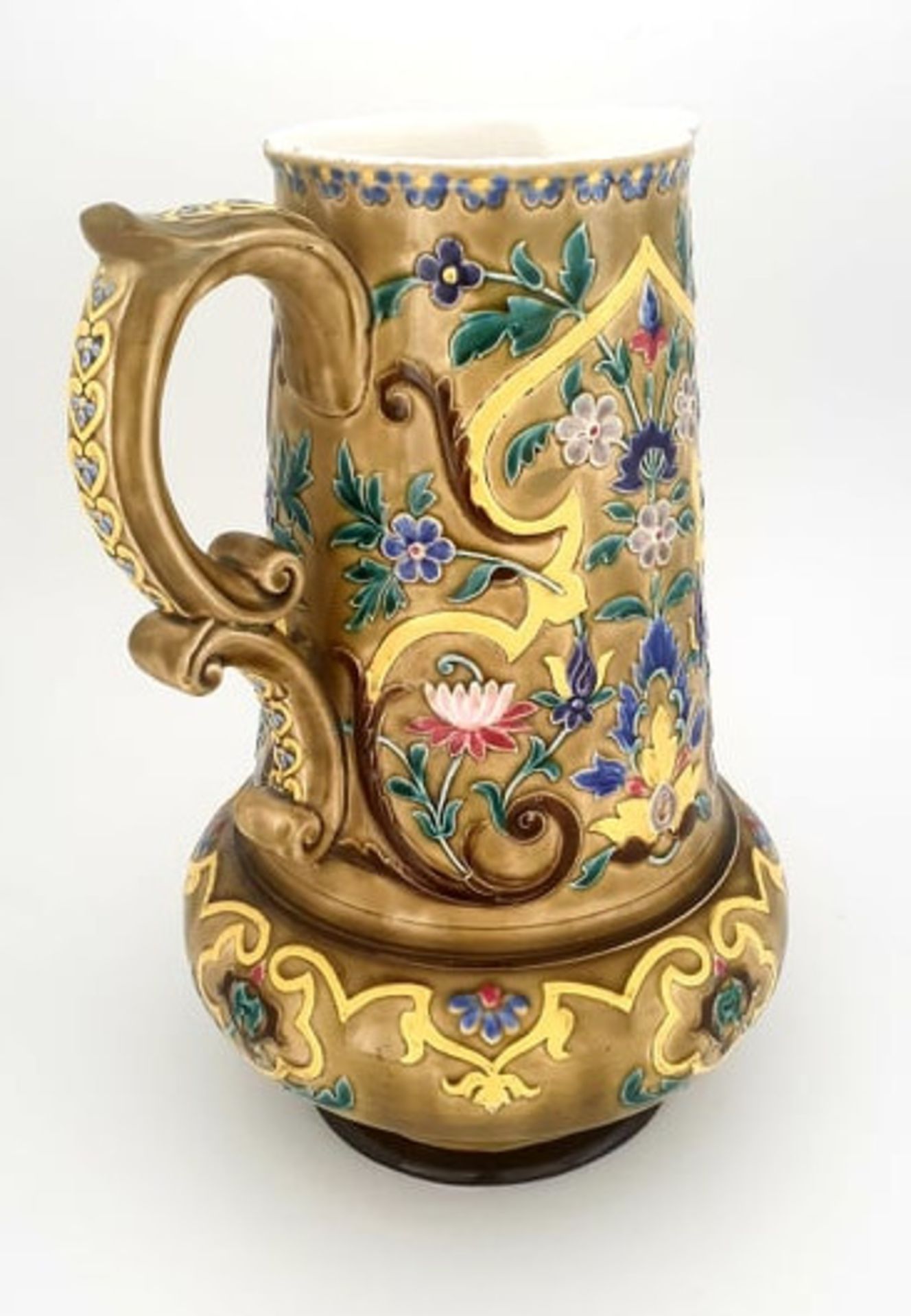 Mojolica Jug | Bohemian | Jugendstil - Image 2 of 4