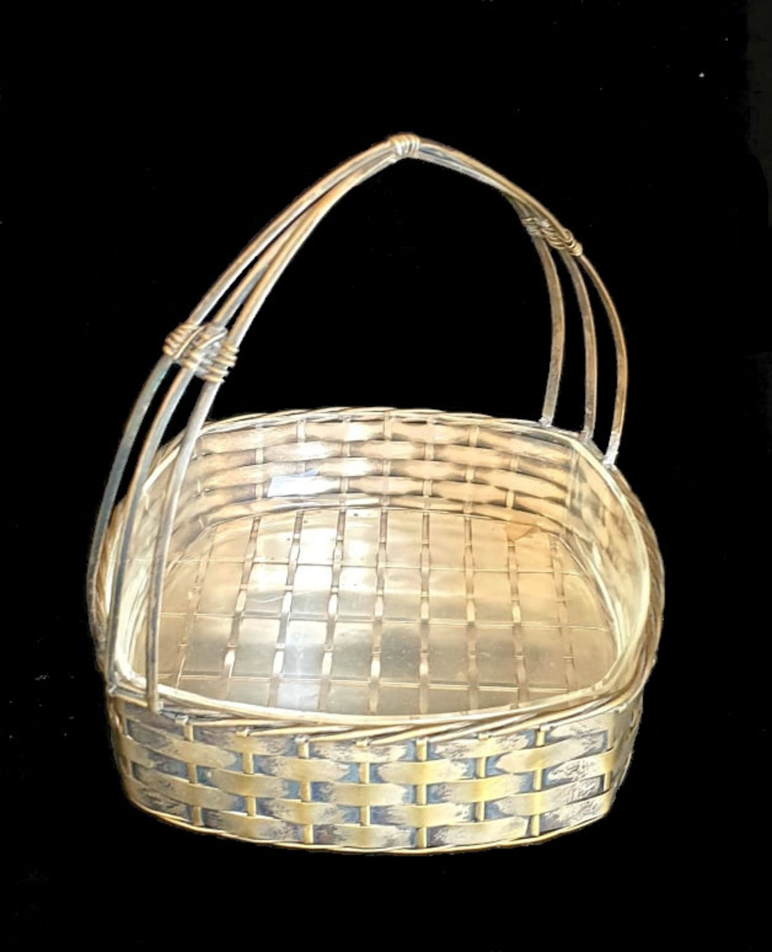 Brass Basket | white metal | Original Liner - Image 2 of 4