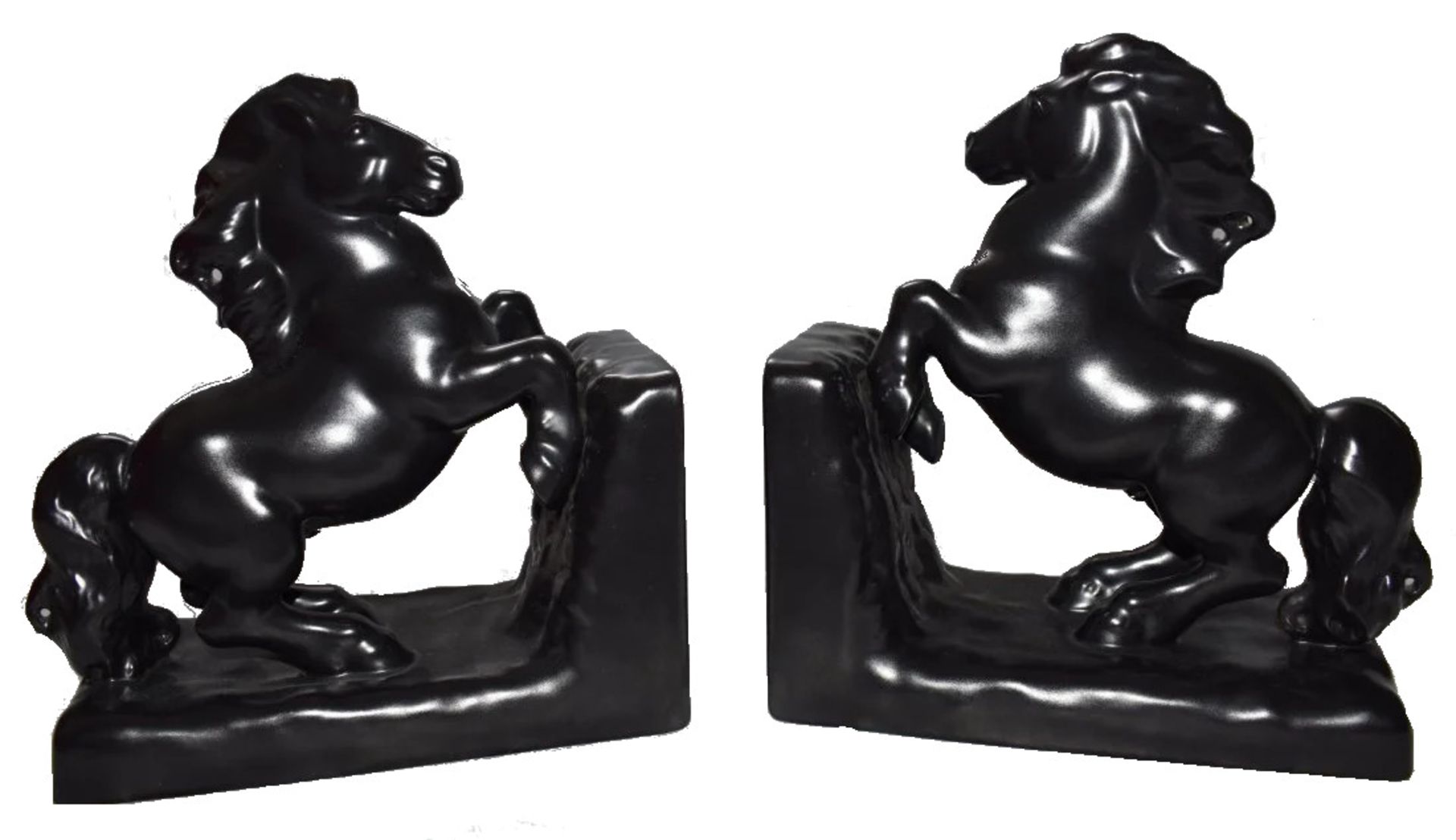 Powolny | Horse bookends | Gmundner Keramik