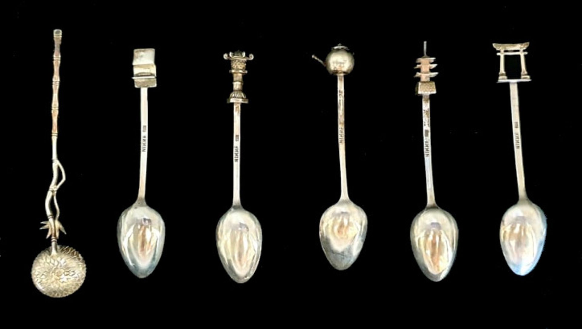 6 | Nikko Silver Japanese Spoons - Image 2 of 2