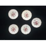 Zsolnay Pecs | Saucers | 5 pieces