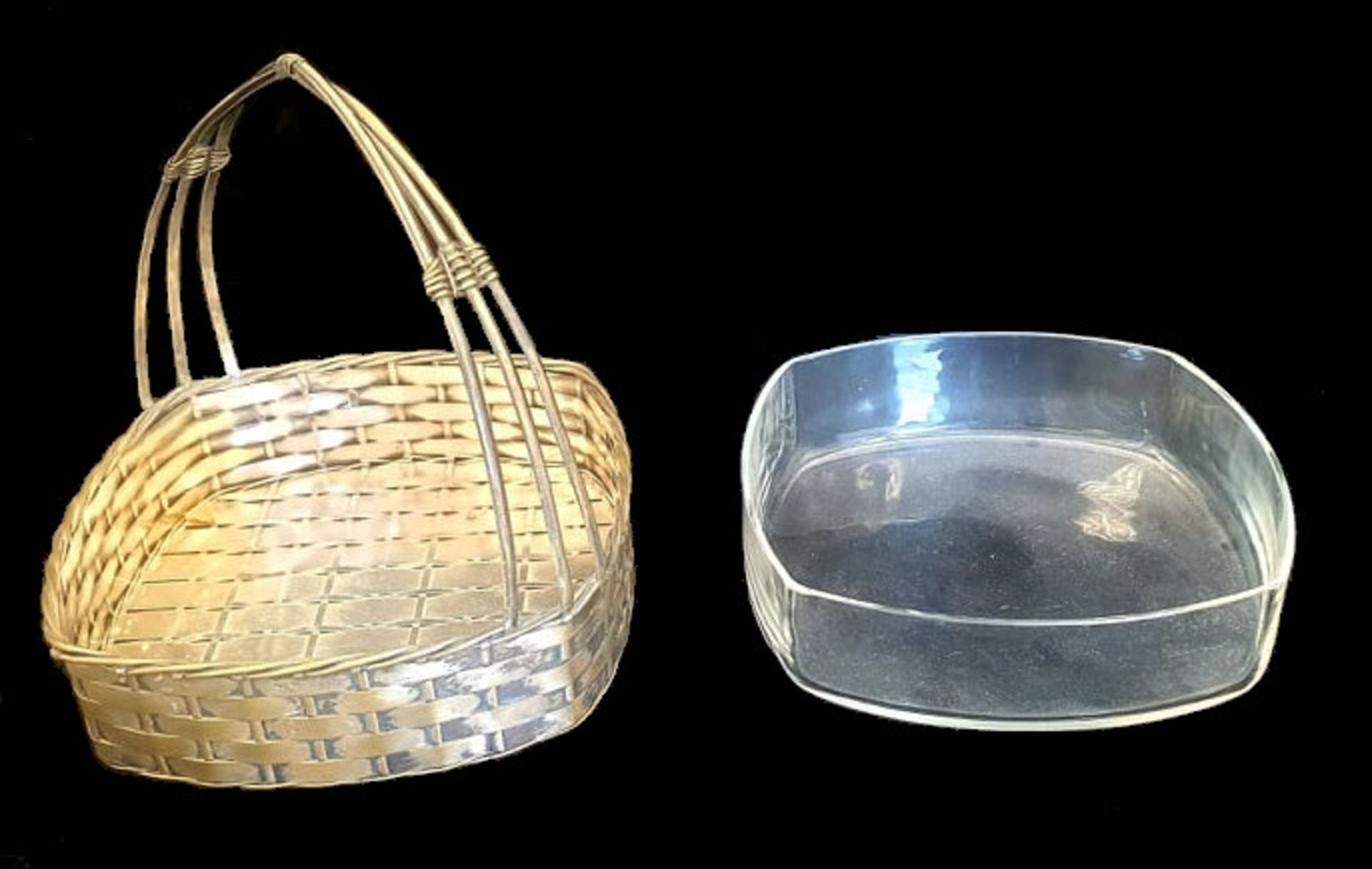 Brass Basket | white metal | Original Liner - Image 3 of 4