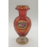 Bohemian Baluster Vase