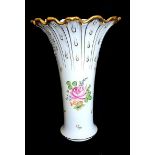 Herend | Trumpet Vase | Petit Bouquet de Rose
