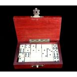 Ivory Domino | Wooden Case