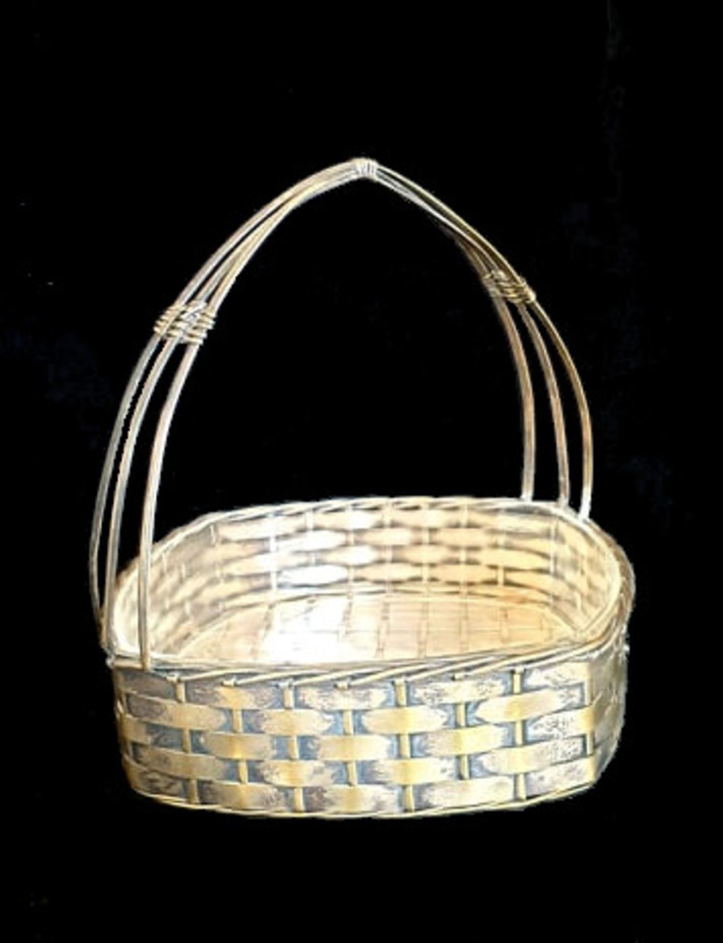 Brass Basket | white metal | Original Liner - Image 4 of 4