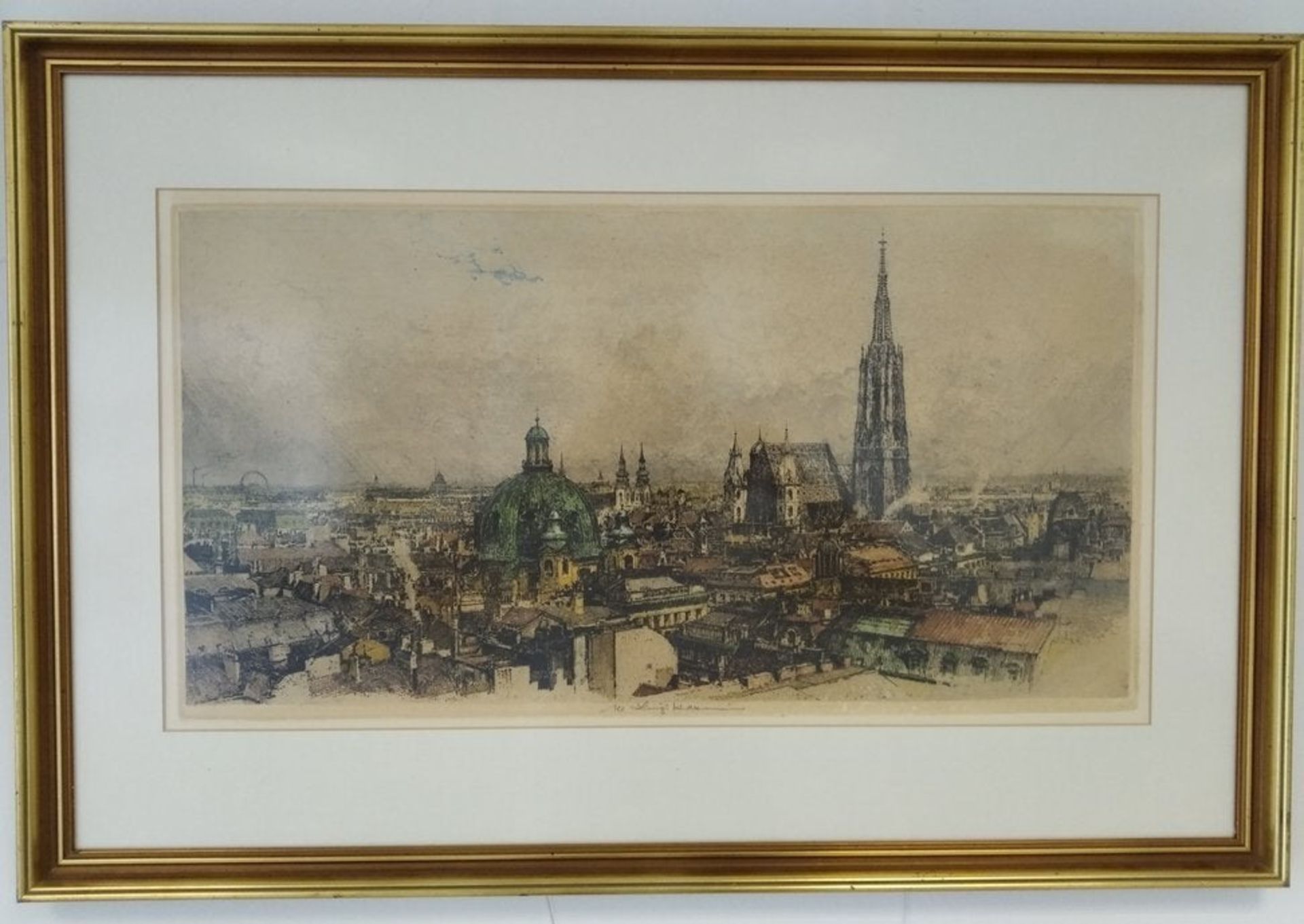 Etching | Vienna Panorama | Luigi Kasimir (Estate)