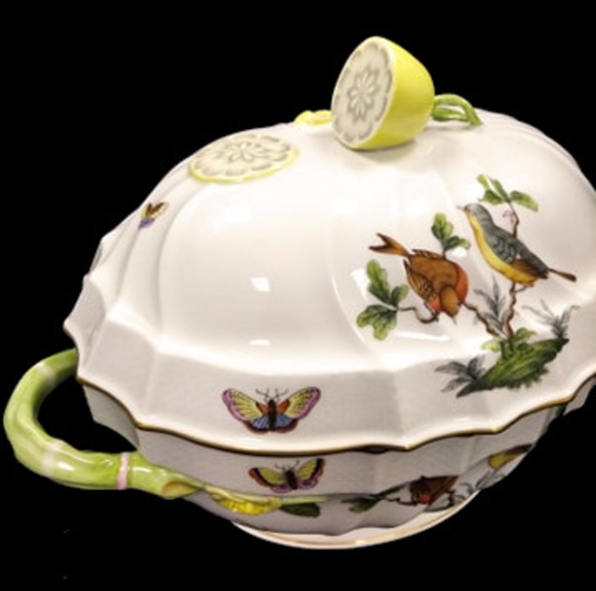 Herend Rothschild Bird Soup Tureen - Bild 3 aus 11