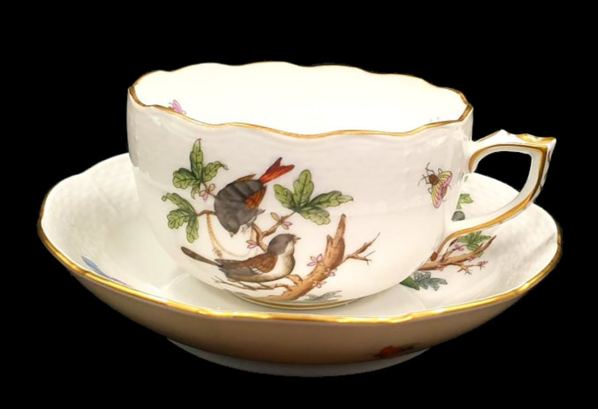 Herend | Rothschild Birds | 17 Pieces Coffee Set - Image 6 of 11