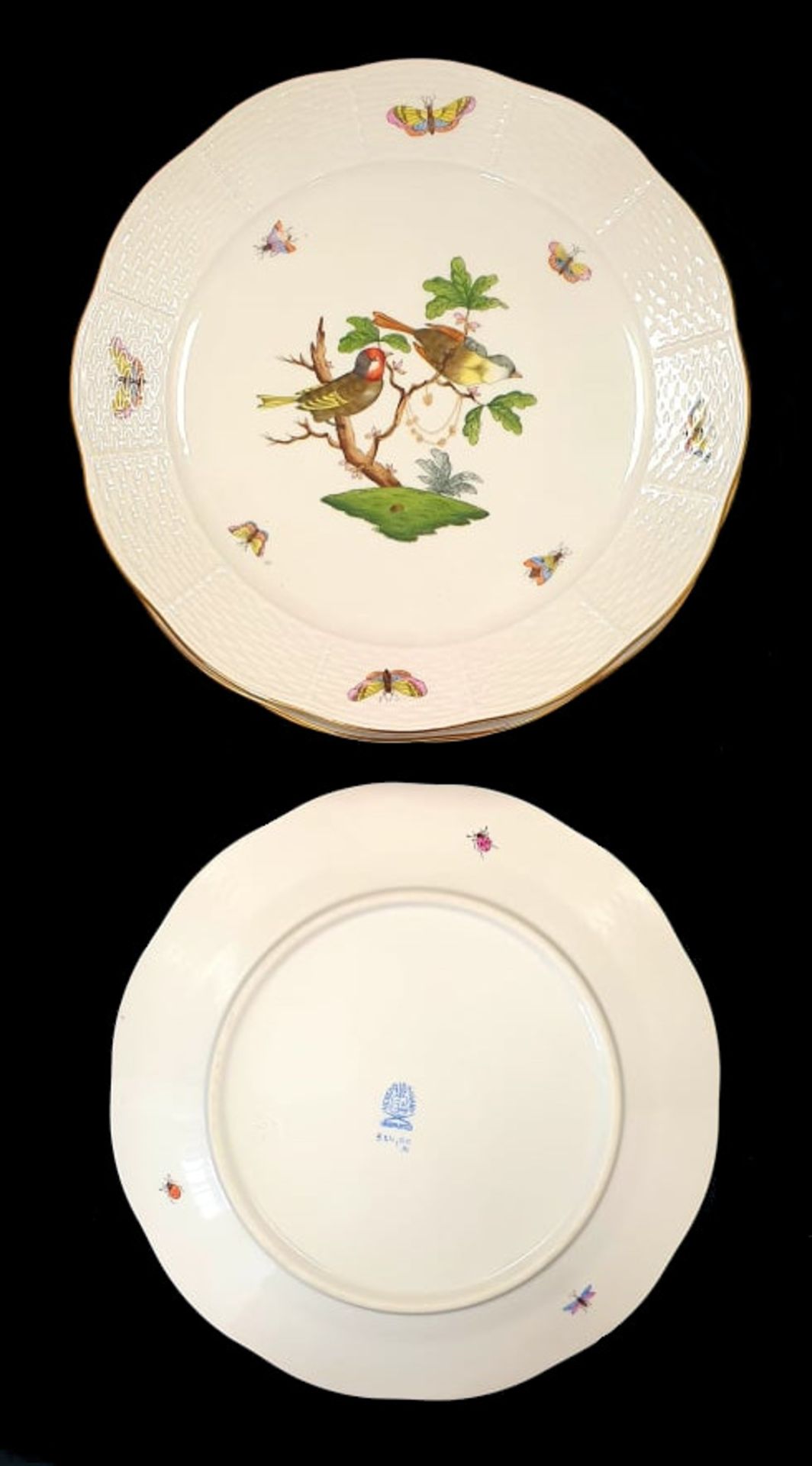 Herend | 6x Dinner Plate | Ø 25cm - Image 2 of 3