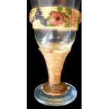 Late Biedermeier Glass | Wax Decoration