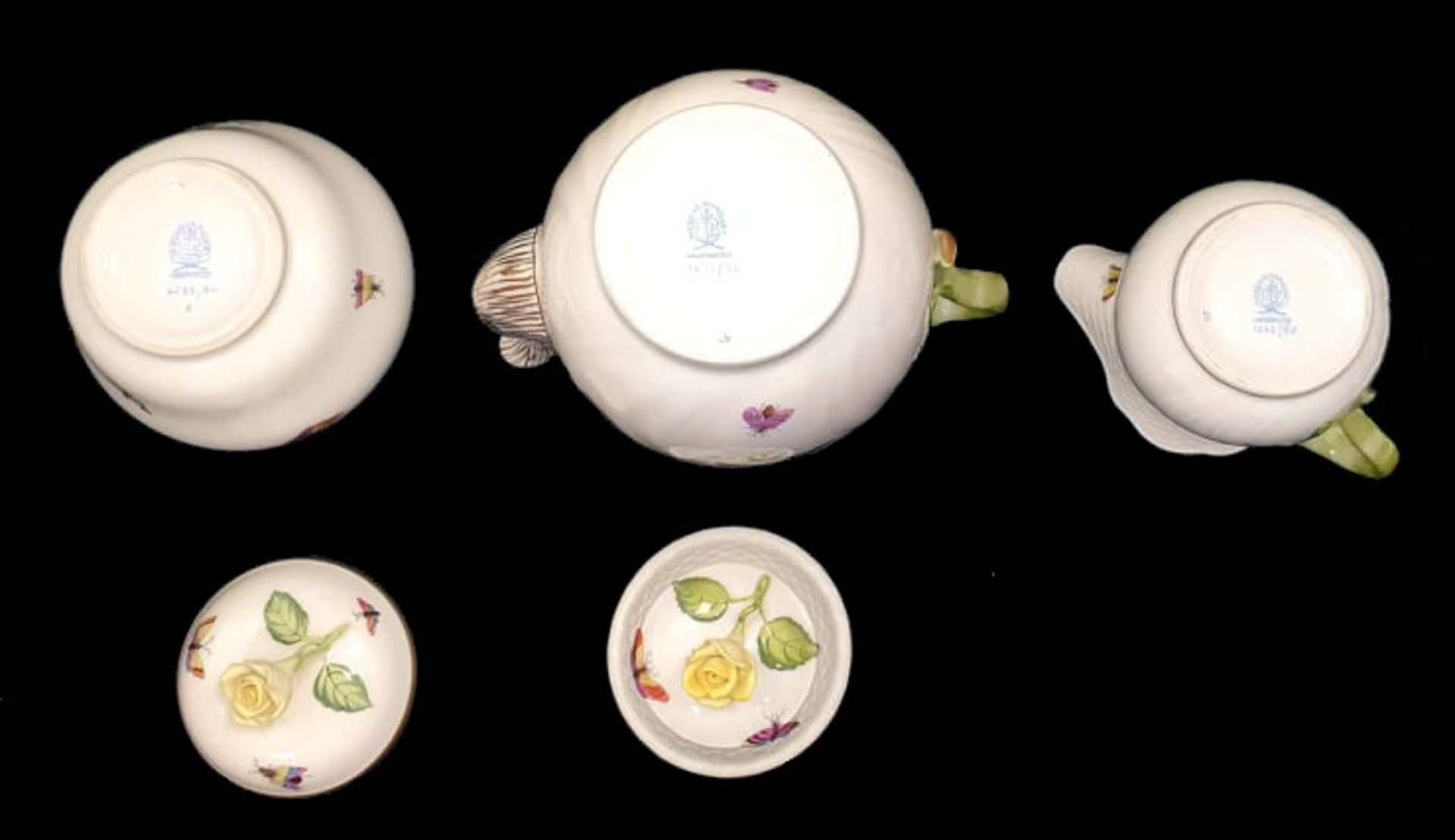 Herend | Rothschild Birds | 17 Pieces Coffee Set - Bild 4 aus 11