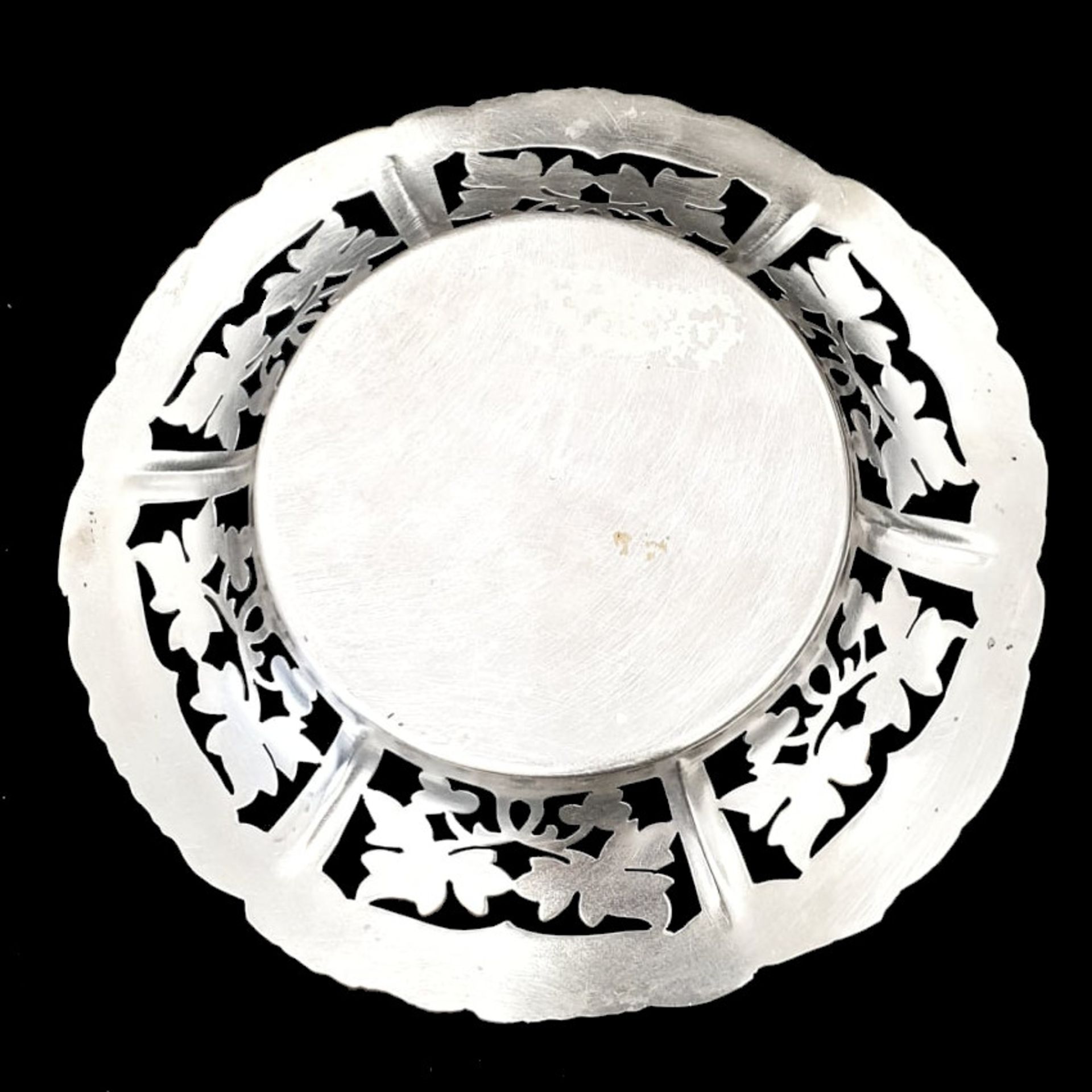 Round Basket | Austrian 800 Silver | Ø 13cm - Image 2 of 8