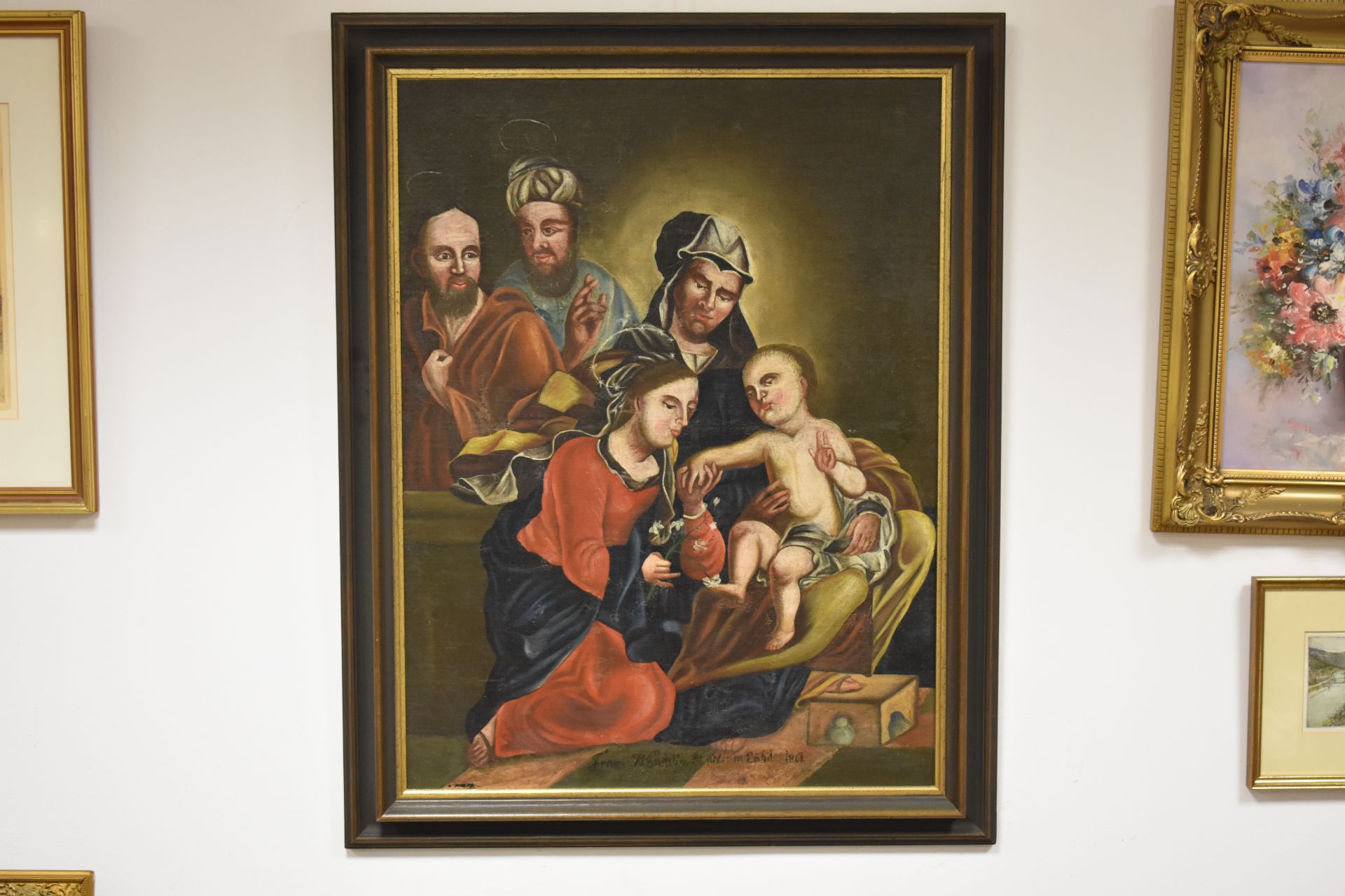 19th Century | Holy Family | Oil on Canvas - Image 2 of 7