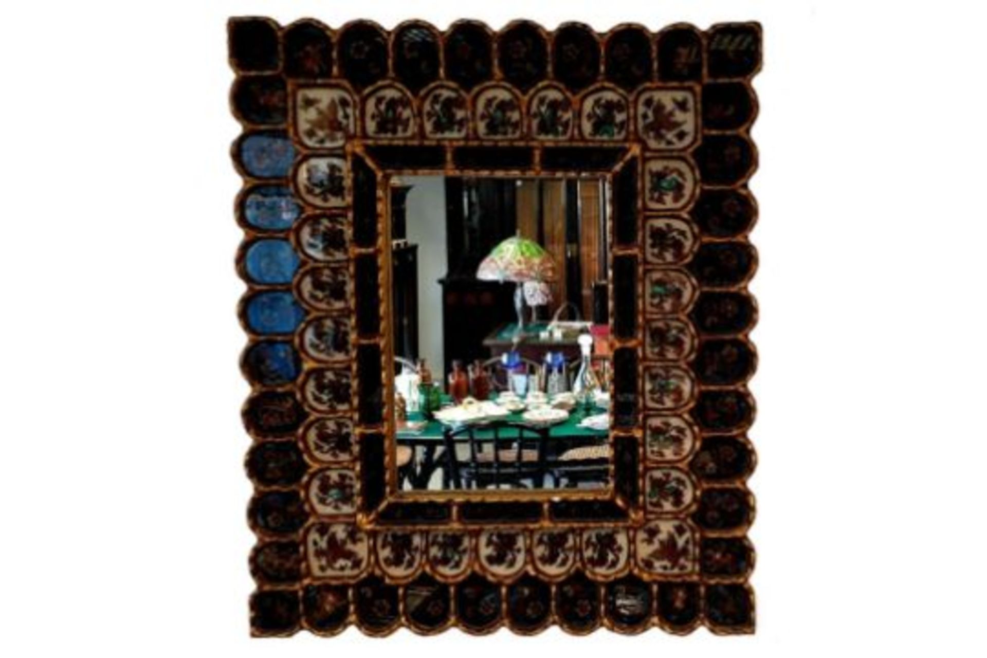 Mirror | Heraldic | Vitreous Enamel