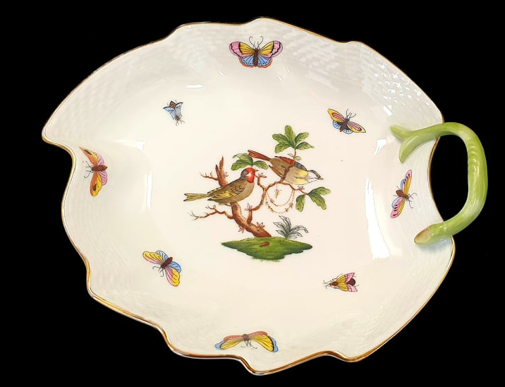 Herend | 4x Deco Plates | Rothschild Birds - Image 5 of 7