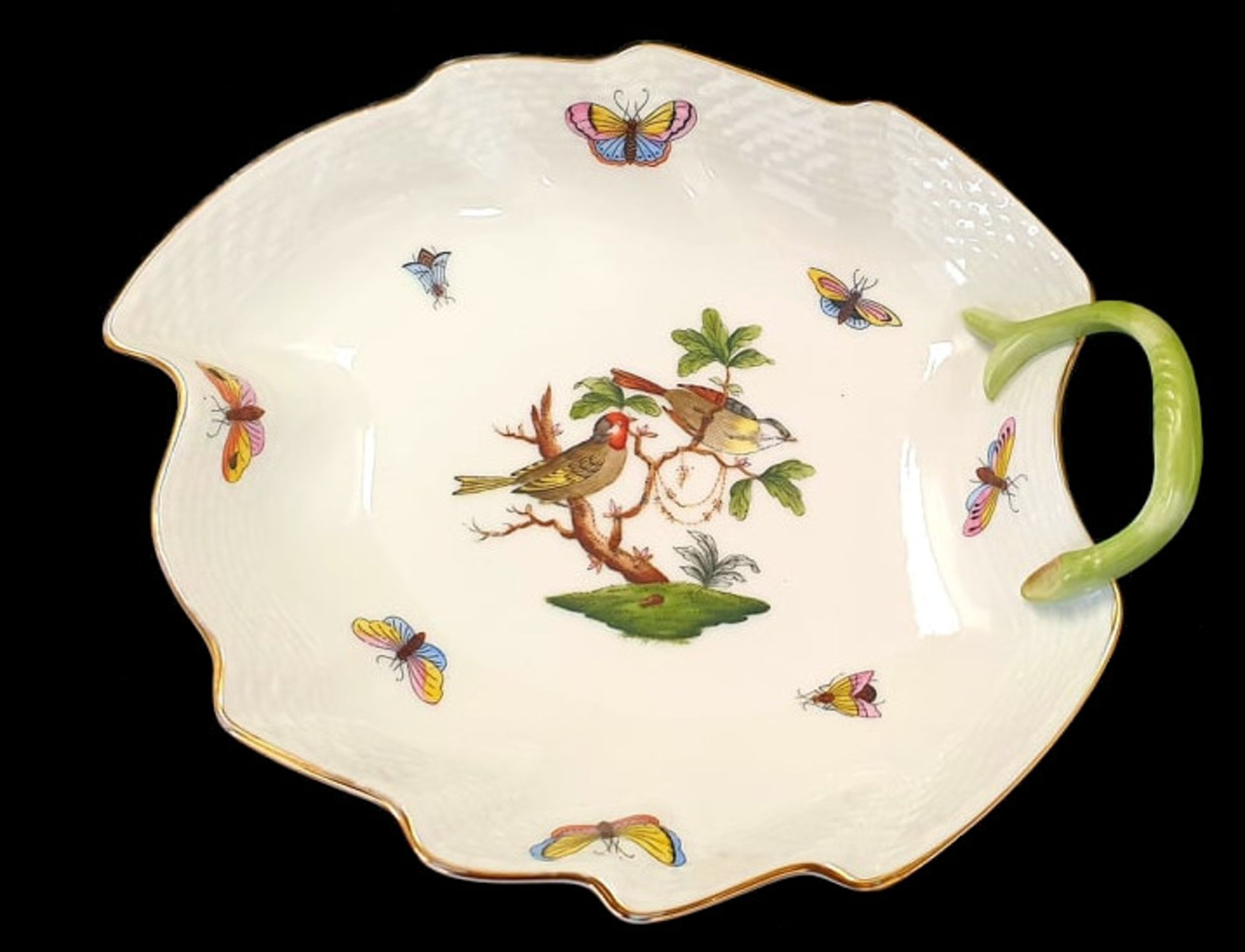 Herend | 4x Deco Plates | Rothschild Birds - Bild 5 aus 7