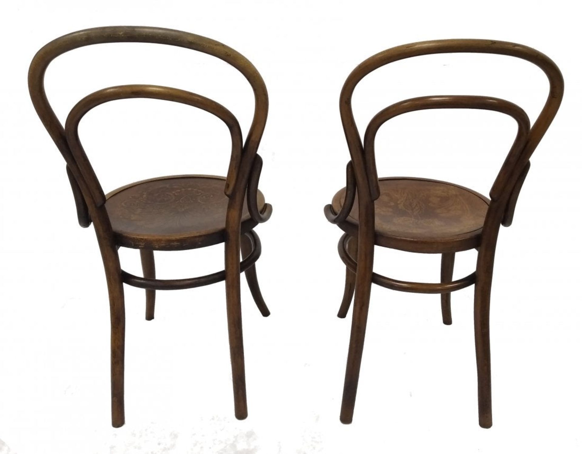 2 Chairs | Beech | Art Nouveau - Bild 2 aus 6