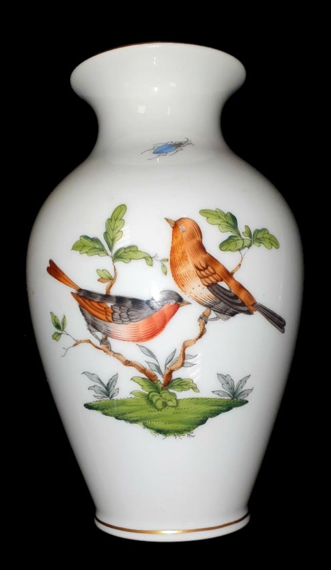 Herend | 4 Vases | Rothschild Bird - Image 8 of 10