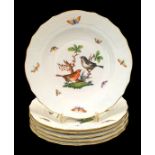 Herend | 6x Side - Plates | Ø 20.5 cm | Rothschild