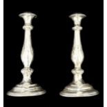 2 Candlesticks | 800 Silver | Late 19th Century