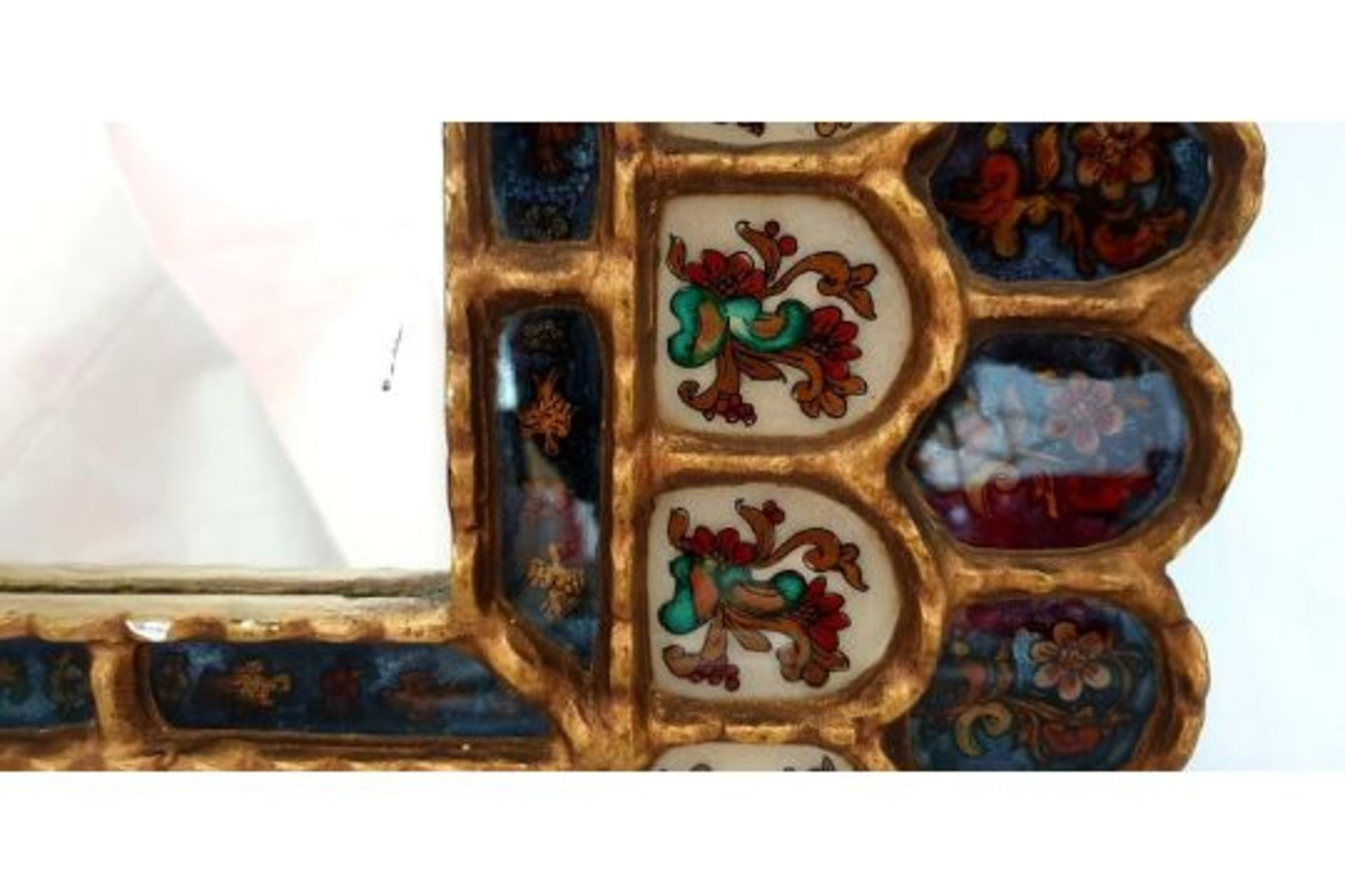 Mirror | Heraldic | Vitreous Enamel - Image 2 of 4