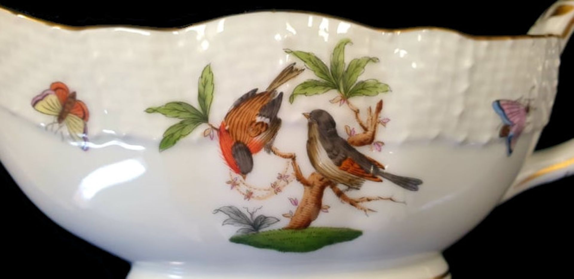 Herend | Saucier & Pot | Rothschild Bird - Bild 3 aus 8