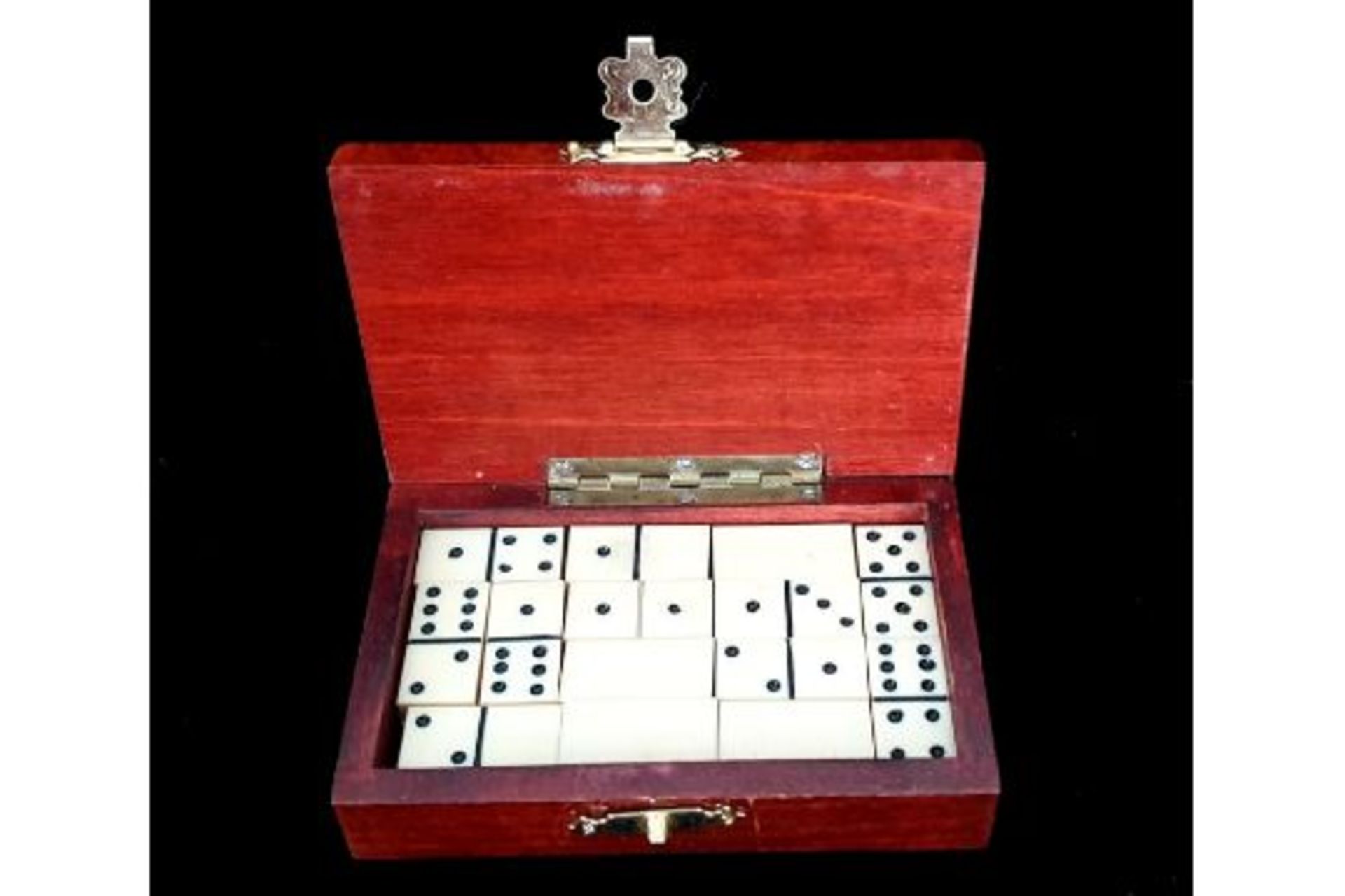 Ivory Domino | Wooden Case