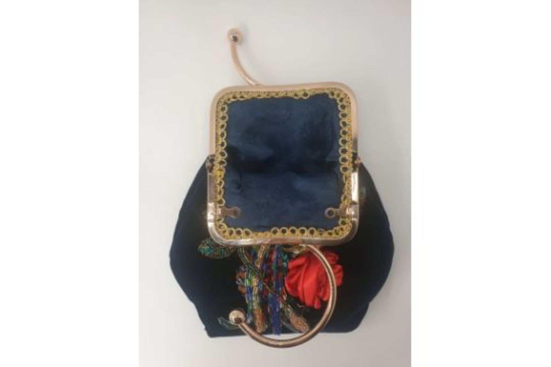 Embroided Handbag | Rose & Peacock - Bild 2 aus 3