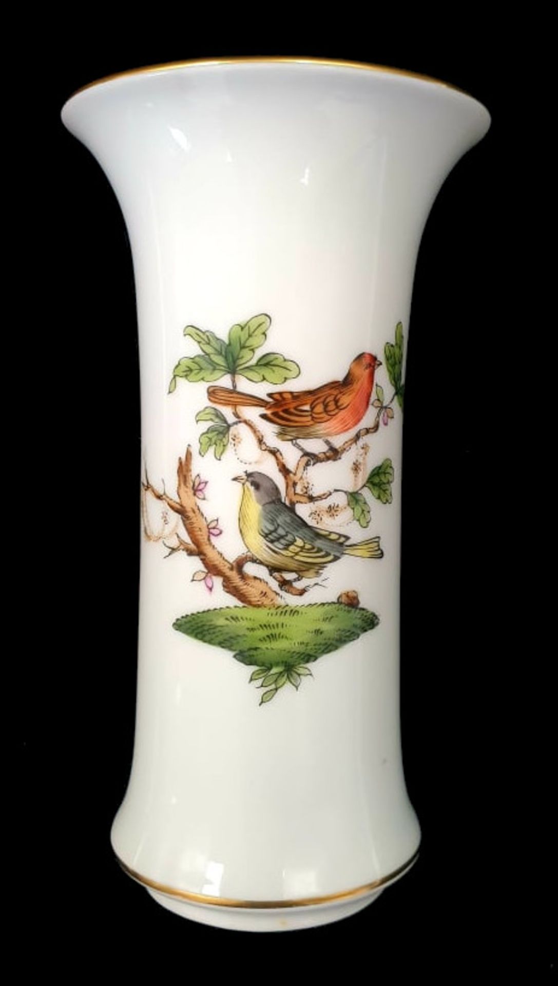 Herend | 4 Vases | Rothschild Bird - Image 4 of 10