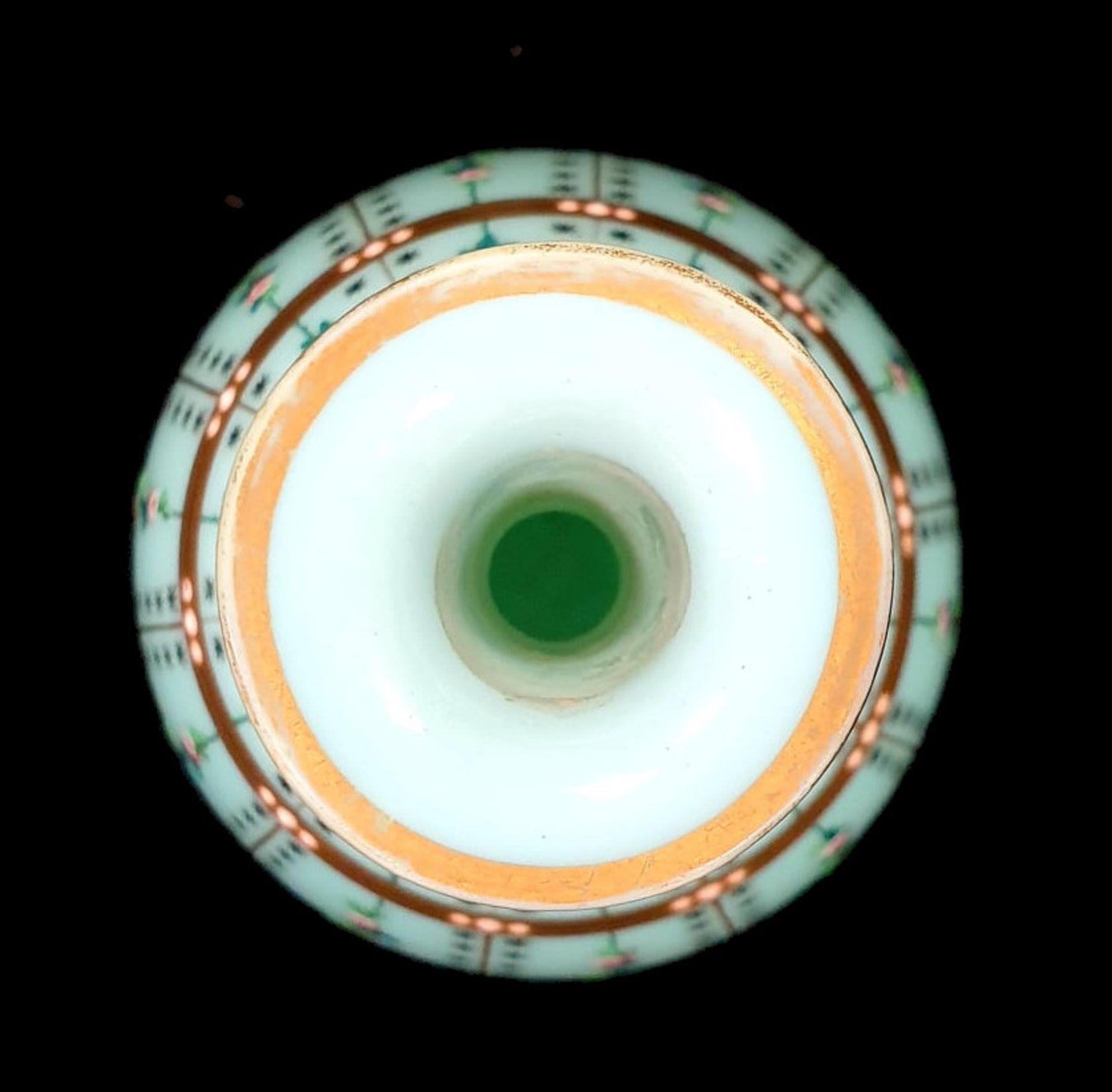 Bierdermeier Glass Vase | Enamel - Image 4 of 5