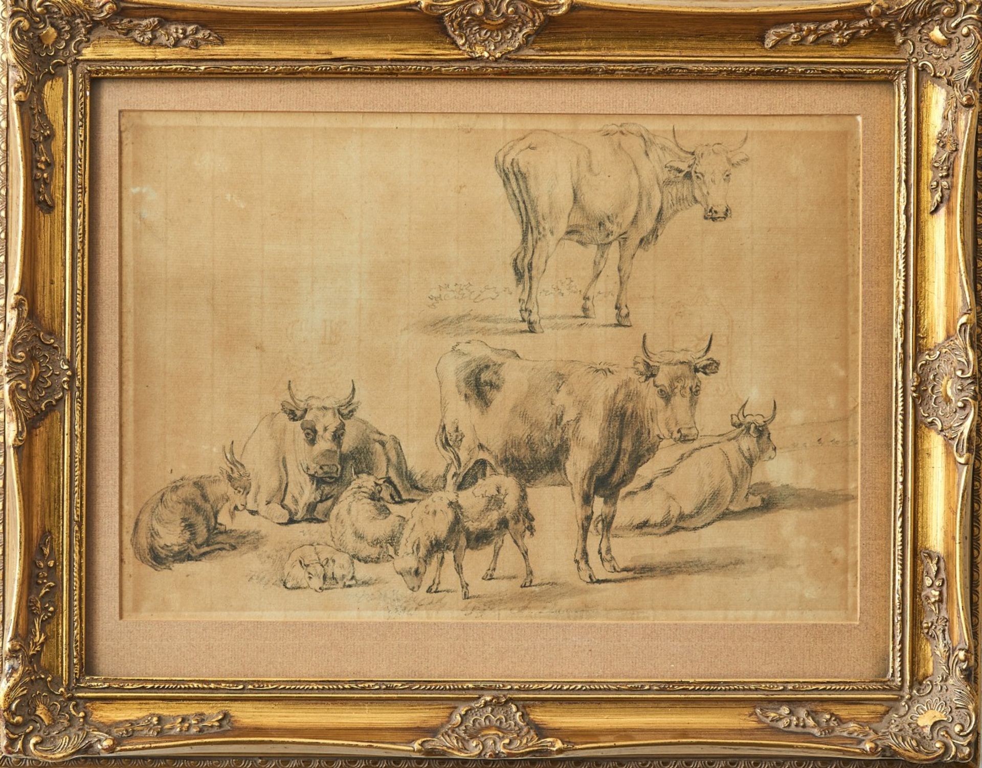 Kühe und Schafe auf der Weide - Image 2 of 2