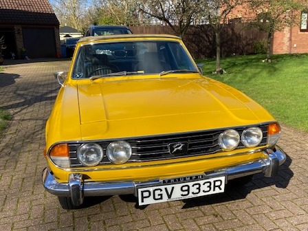 1976 Triumph Stag 3.0 Yellow - Image 6 of 6