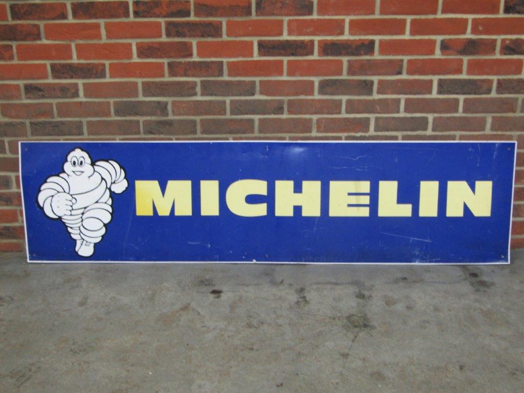 Large Michelin Tyres Metal Sign