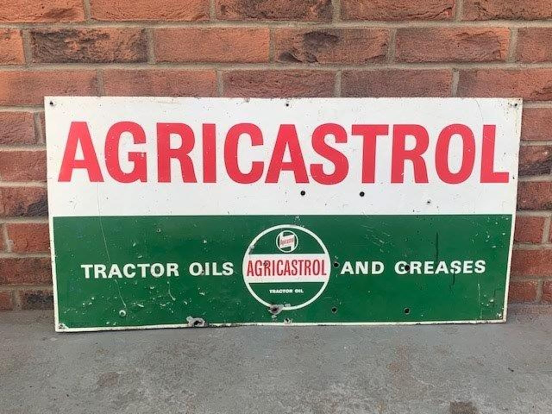 Vintage Agricastrol aluminium sign