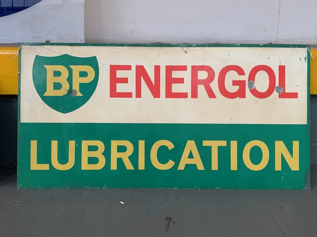 BP Energol Lubrication Sign