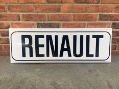 Renault Dealership sign