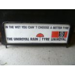 Uniroyal Rain Tyre double sided metal sign