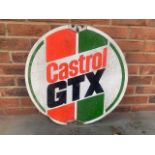Castrol GTX circular spinning sign