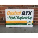 Castrol GTX Liquid Engineering aluminium Sign