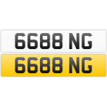 6688 NG registration number on retention certificate