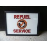 Framed National Benzole Mixture Service picture