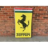 Large Ferrari wall sign